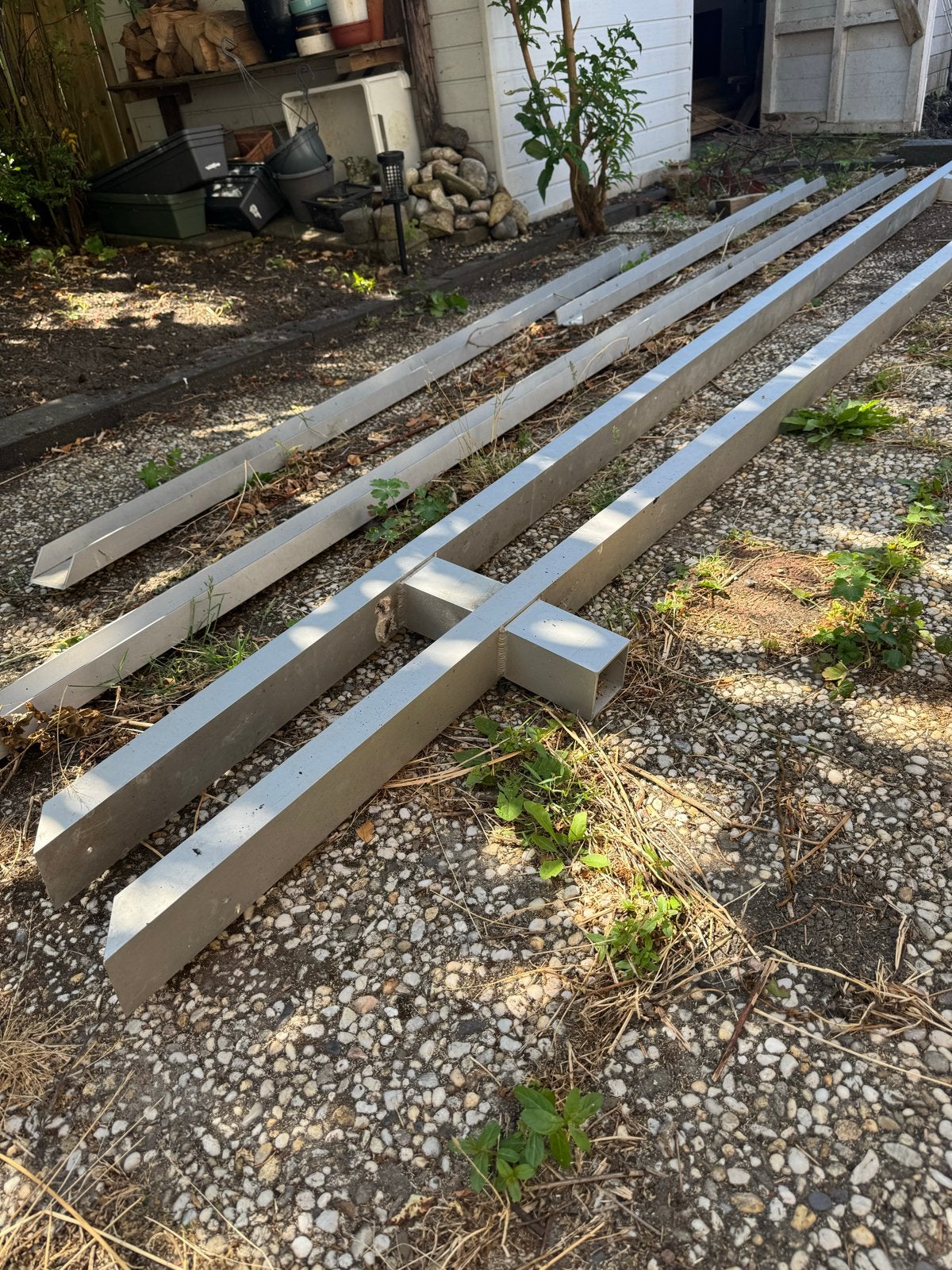 Aluminium balken/profielen voor diverse constructies, Ophalen, Nieuw, Aluminium