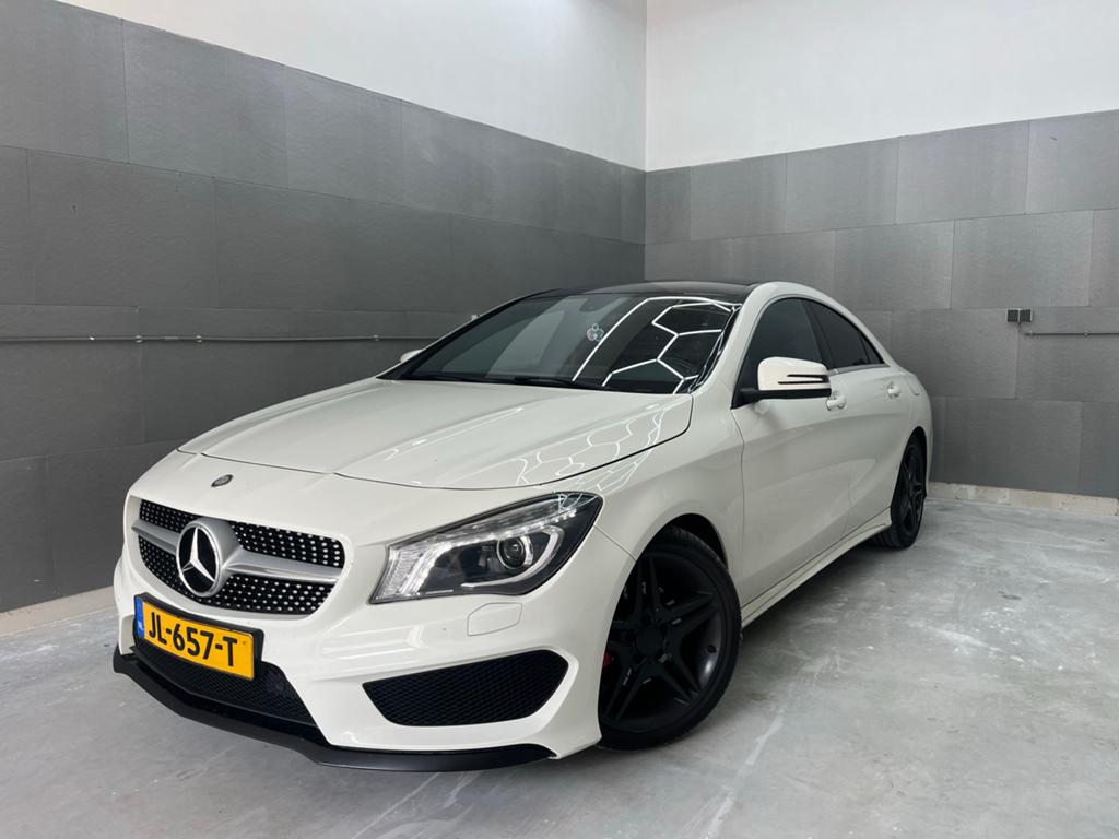 Mercedes CLA-klasse 200 Edition 1|AUTOMAAT|SCHUIFDAK|CAMERA, CLA, Zwart, Wit, 1595 cc