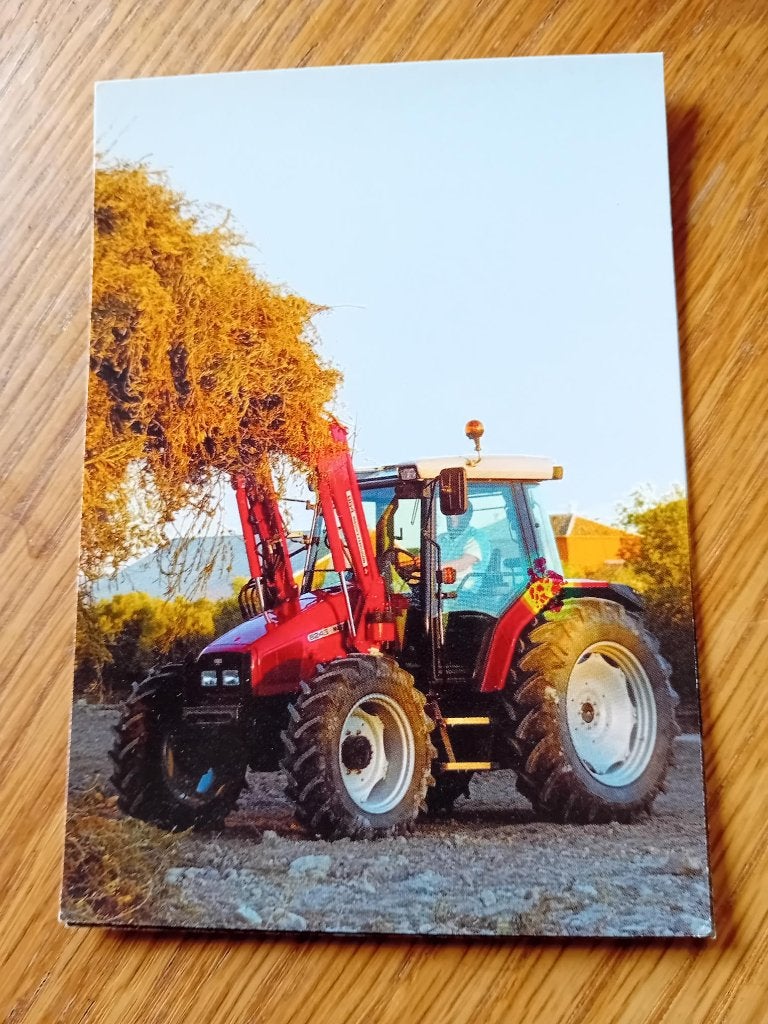 Massey Ferguson met voorlader kaart, Ophalen of Verzenden, Voor 1920, Ongelopen, Overige thema's