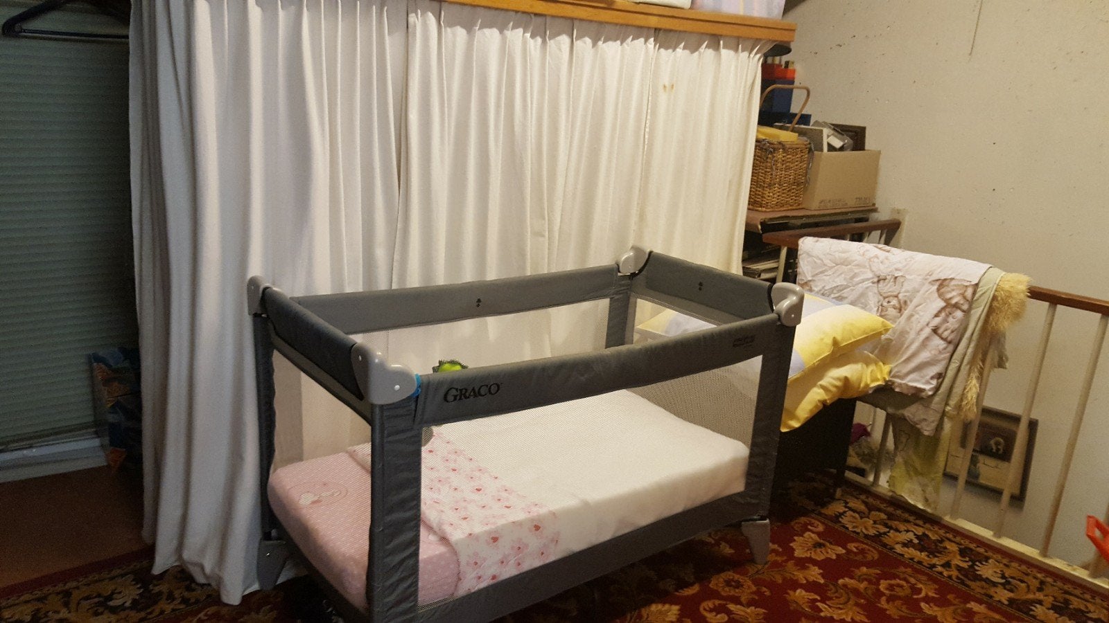 Campingbedje, Ophalen, Gebruikt, Minder dan 140 cm, Matras