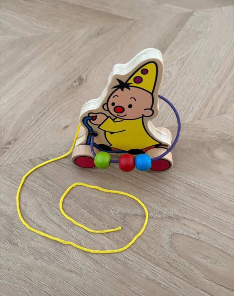 Bumba houten trekfiguur, Ophalen of Verzenden, Zo goed als nieuw