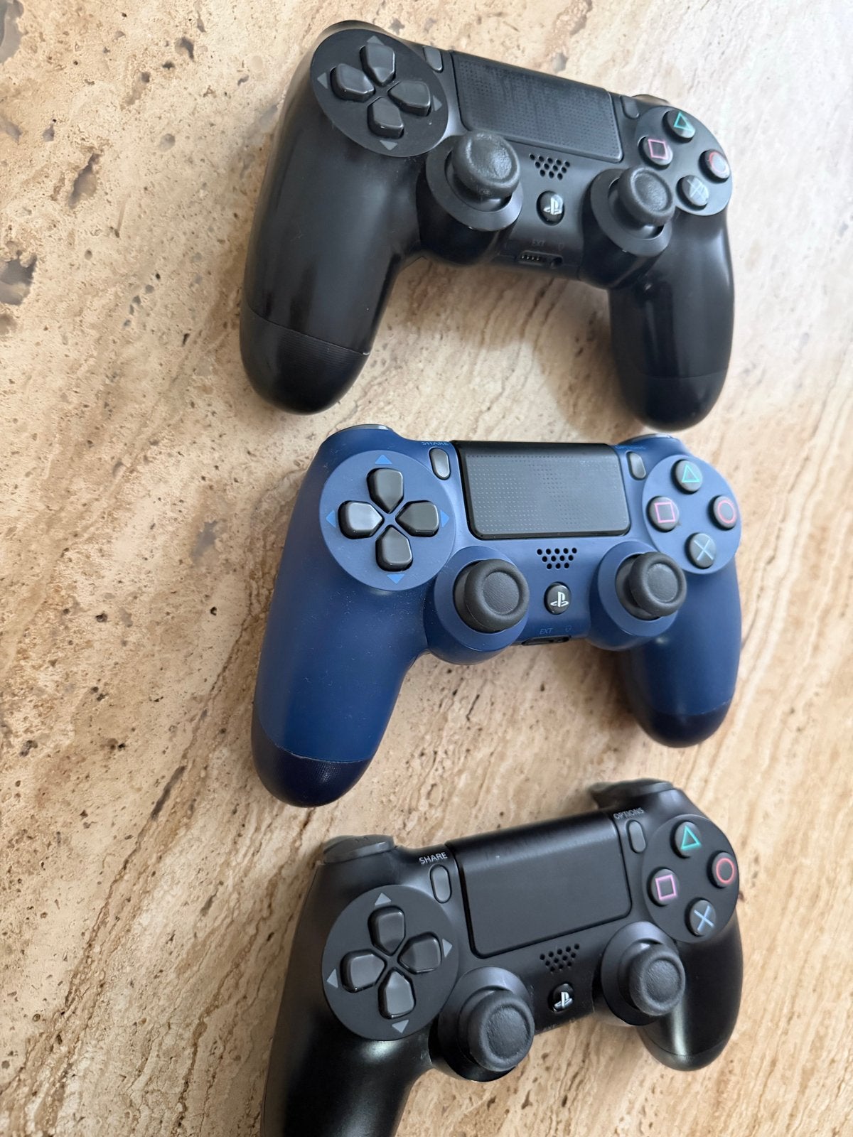 PlayStation 4 DualShock Controllers (3 stuks), Ophalen, Gebruikt, Controller, PlayStation 4