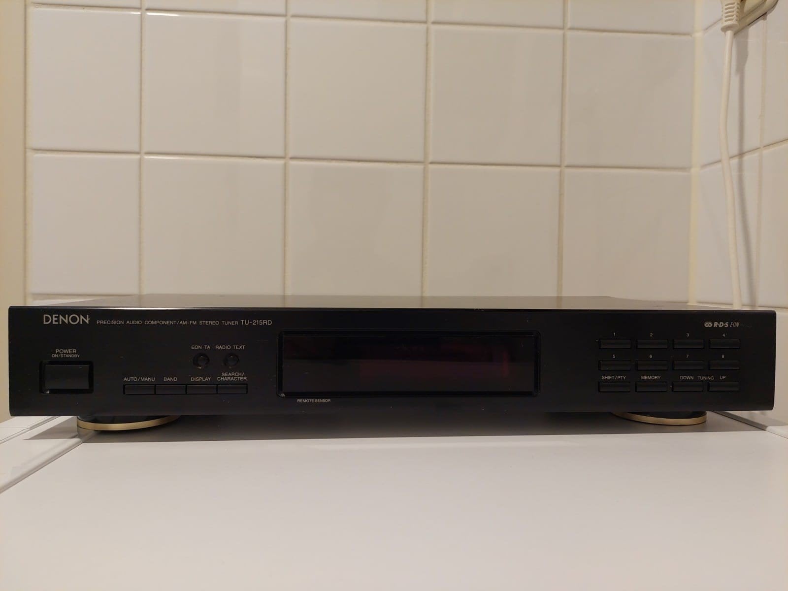 Denon TU-215RD AM/FM Stereo Tuner, Audio, Tv en Foto, Ophalen of Verzenden, Zo goed als nieuw, Analoog