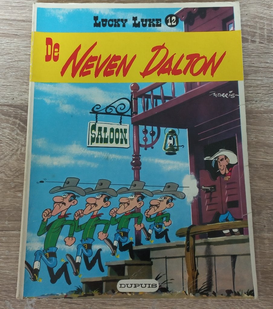 Lucky Luke De Neven Dalton (Dupuis 12, 1986), Gelezen, Eén stripboek, Ophalen of Verzenden, Morris