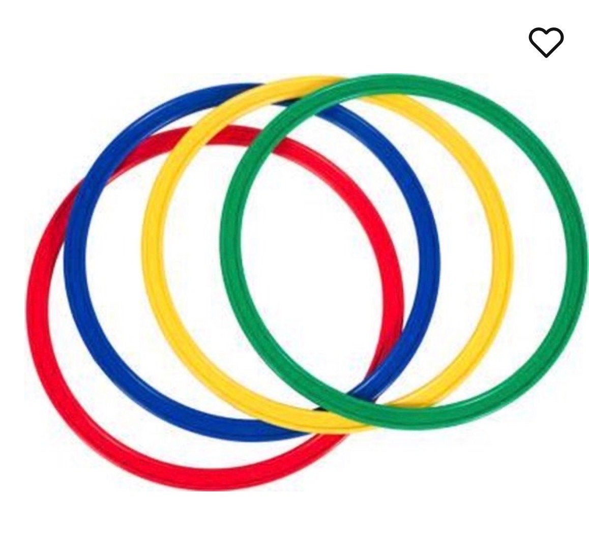 Hoelahoep set - 4 stuks in diverse kleuren 35 cm, Ophalen, Nieuw, Hoelahoep