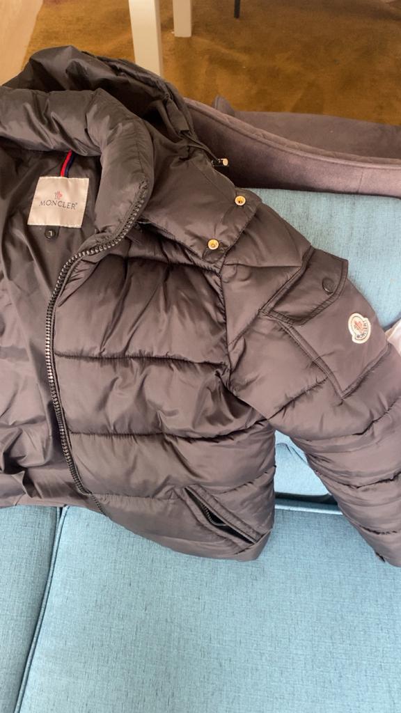 Moncler jas, Kleding | Heren, Jassen | Winter, Ophalen, Zo goed als nieuw, Overige maten, Zwart