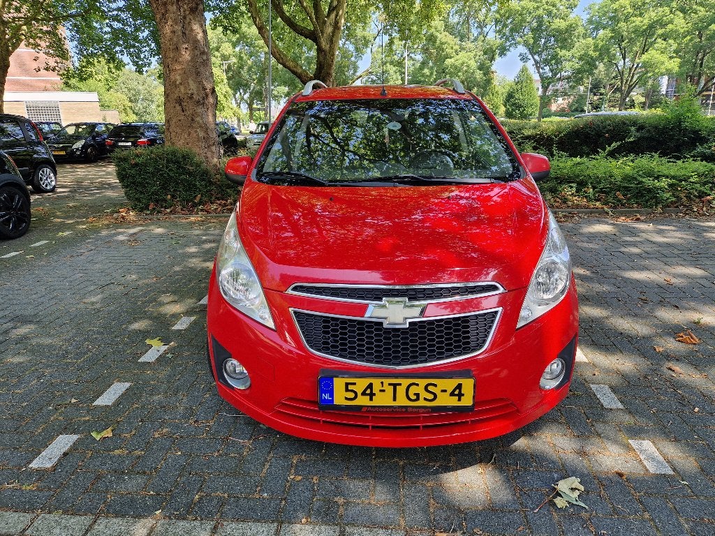 Chevrolet Spark 1.0 Bifuel 2012 Rood, Auto's, Chevrolet, Particulier, Spark, LPG, B, Hatchback, Handgeschakeld, Origineel Nederlands