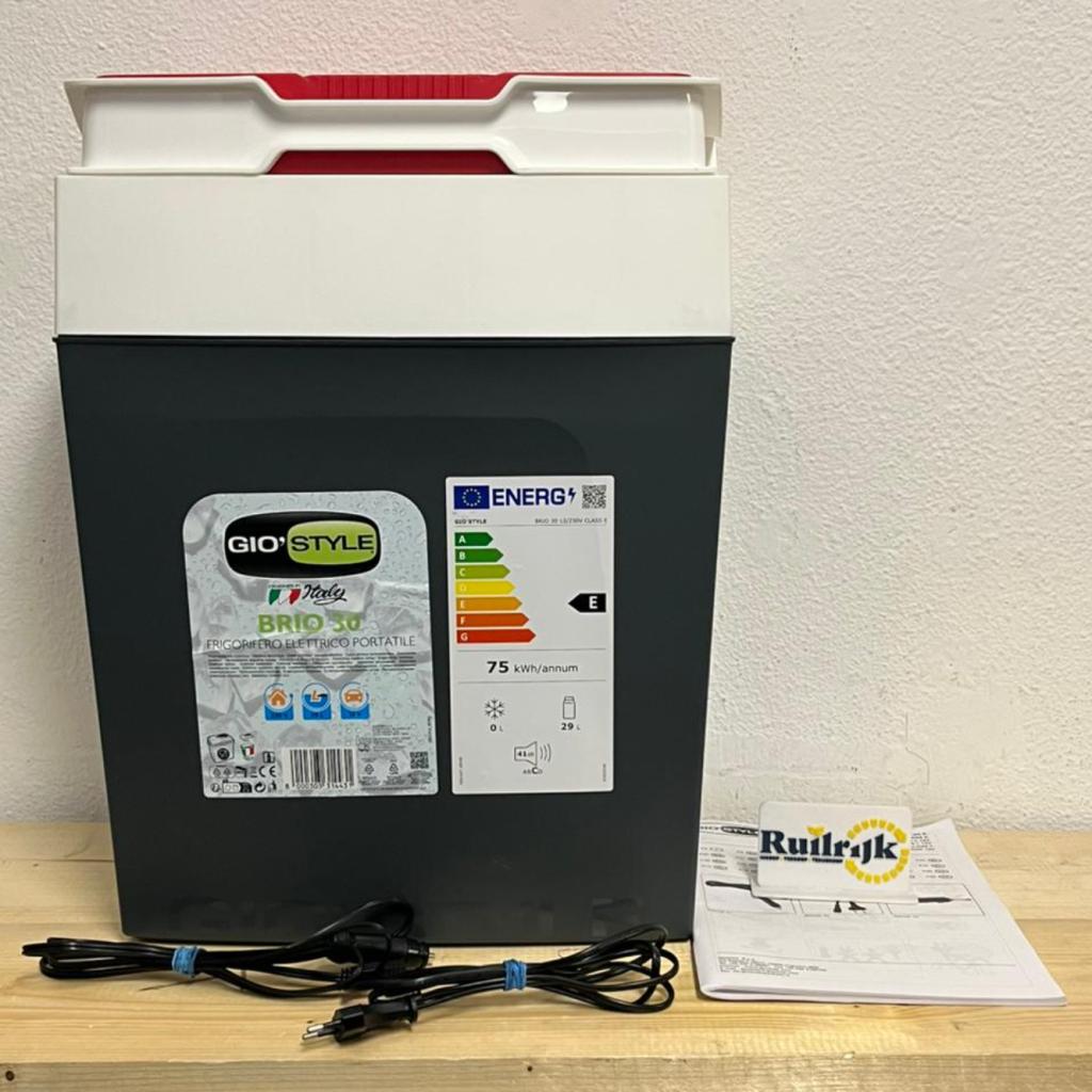 Giostyle Brio 30 Elektrische koelkast, inhoud 30 L - Nieuw, Ruilrijk, Nieuw, Info@ruilrijk.nl, Neerstraat 60, 6041 KD Roermond