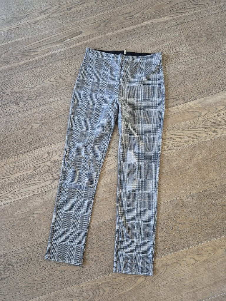 Skinny broek H&M maat S dames - grijs, H&M, Ophalen of Verzenden, Zo goed als nieuw, Maat 36 (S)