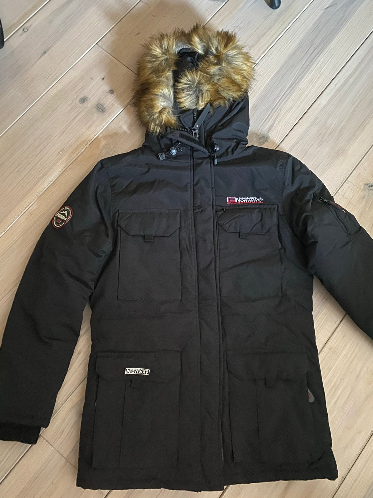 Geographical Norway winterjas nieuw maat XL, Ophalen of Verzenden, Nieuw, Maat 46/48 (XL) of groter, Zwart