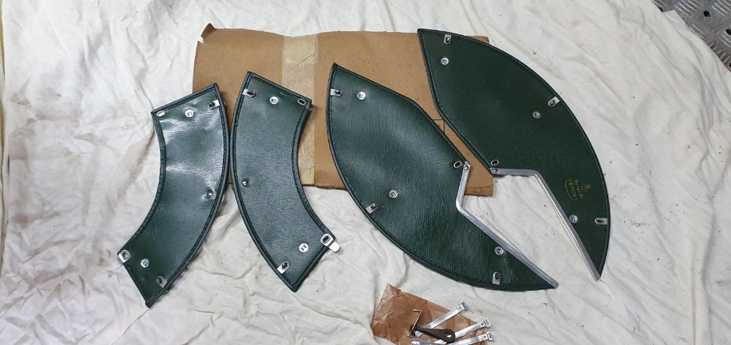 Mobylette jasbeschermers NOS set groen, Ophalen, Nieuw, Overige typen, Overige merken