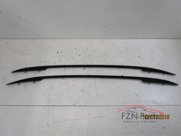 VW Tiguan 5N0 Dak rails dragers mat zwart set links rechts, Ophalen of Verzenden, Gebruikt