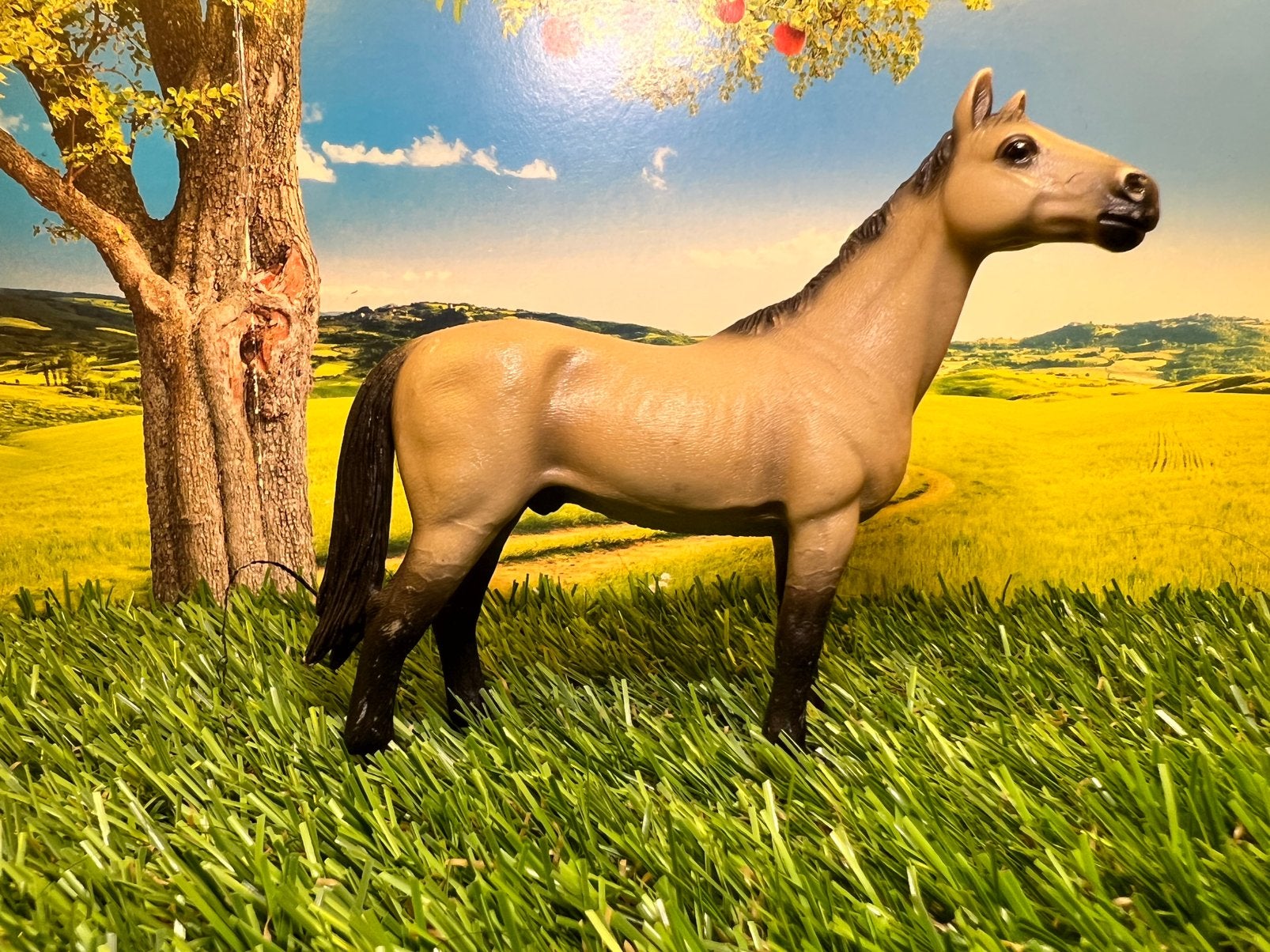 Schleich akhal teke hengst 13690, Ophalen, Gebruikt, Paard, Beeldje of Figuurtje