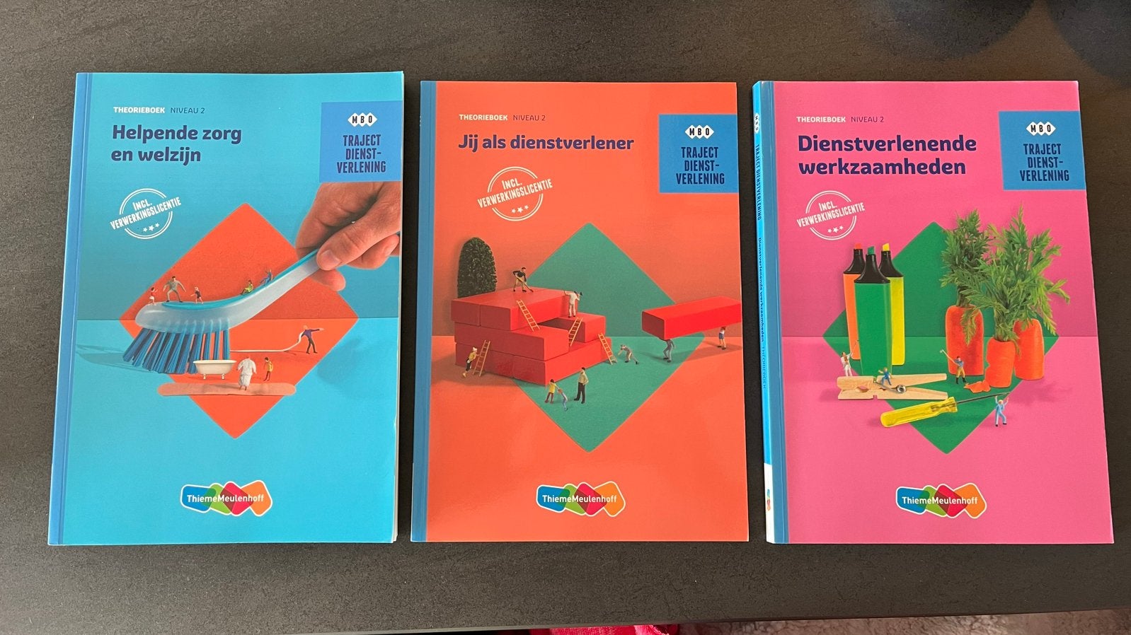 ThiemeMeulenhoff MBO Dienstverlening Niveau 2 boeken, Ophalen of Verzenden, Zo goed als nieuw, Overige niveaus, Overige vakken
