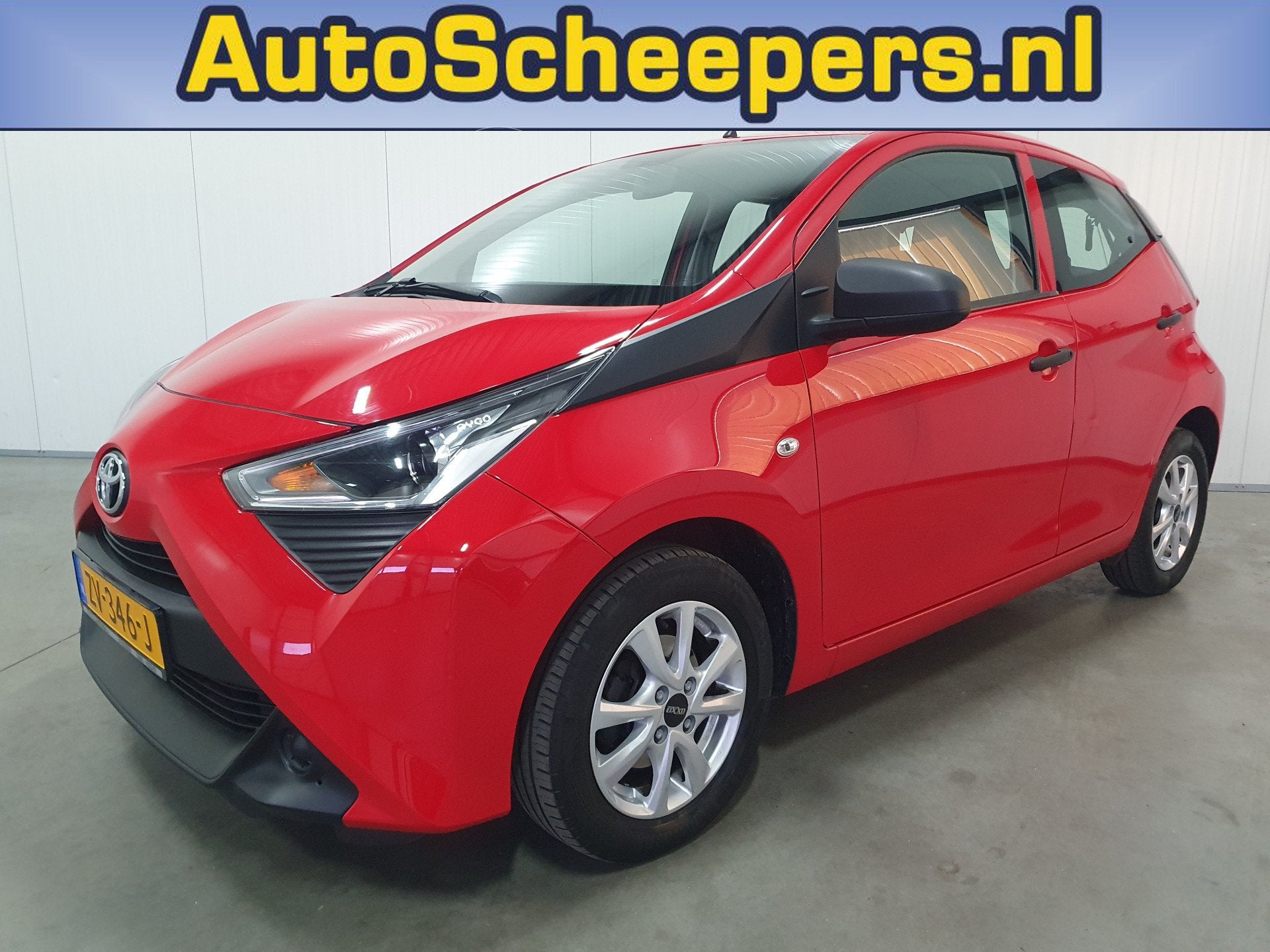 Toyota Aygo 1.0 VVT-i x-fun AIRCO/EL.PAKKET/LMV (bj 2019), Voorwielaandrijving, Stof, Gebruikt, Euro 6