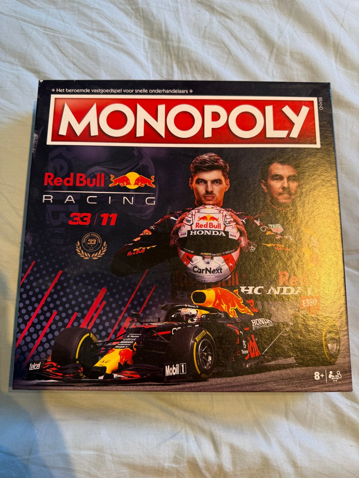 Monopoly Formule 1 Editie - Red Bull Racing - Nieuw!, Drie of vier spelers, Ophalen of Verzenden, Nieuw