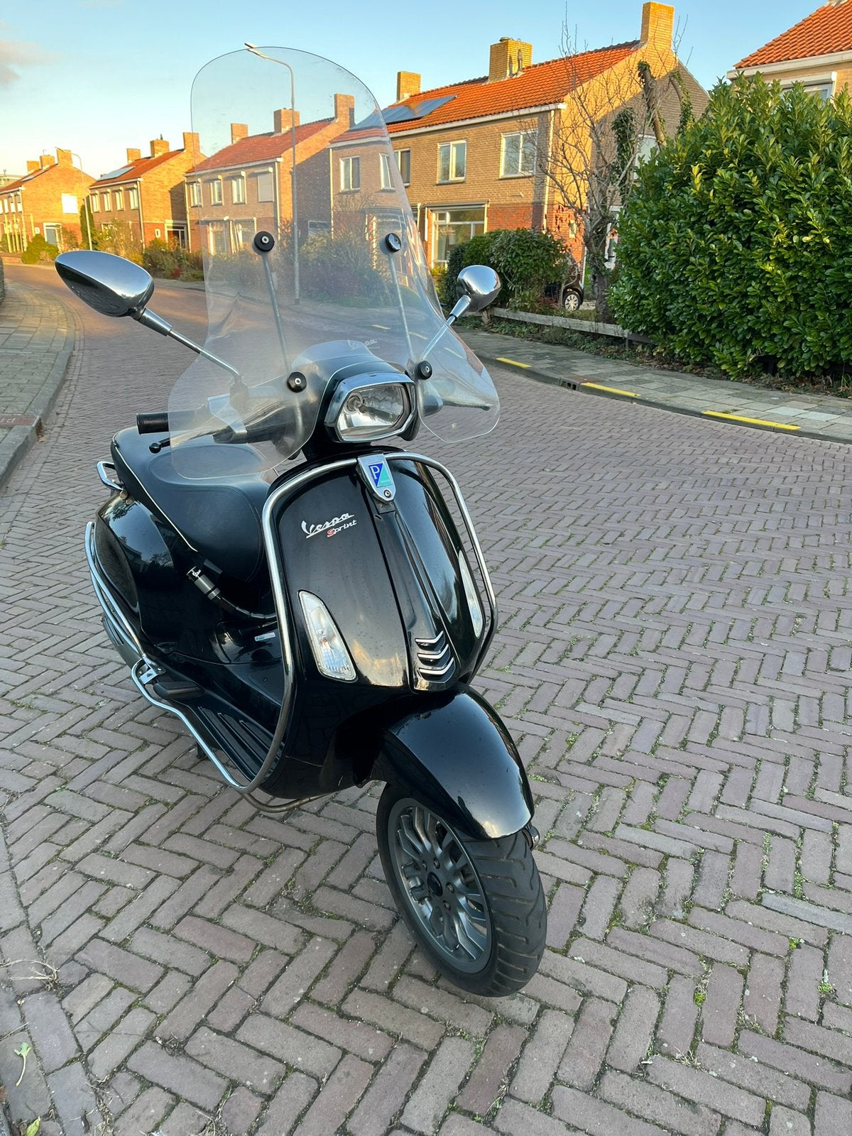 Vespa S Sprint scooter 50cc snor blauw kenteken, Ophalen, Vespa S, Zo goed als nieuw, Benzine