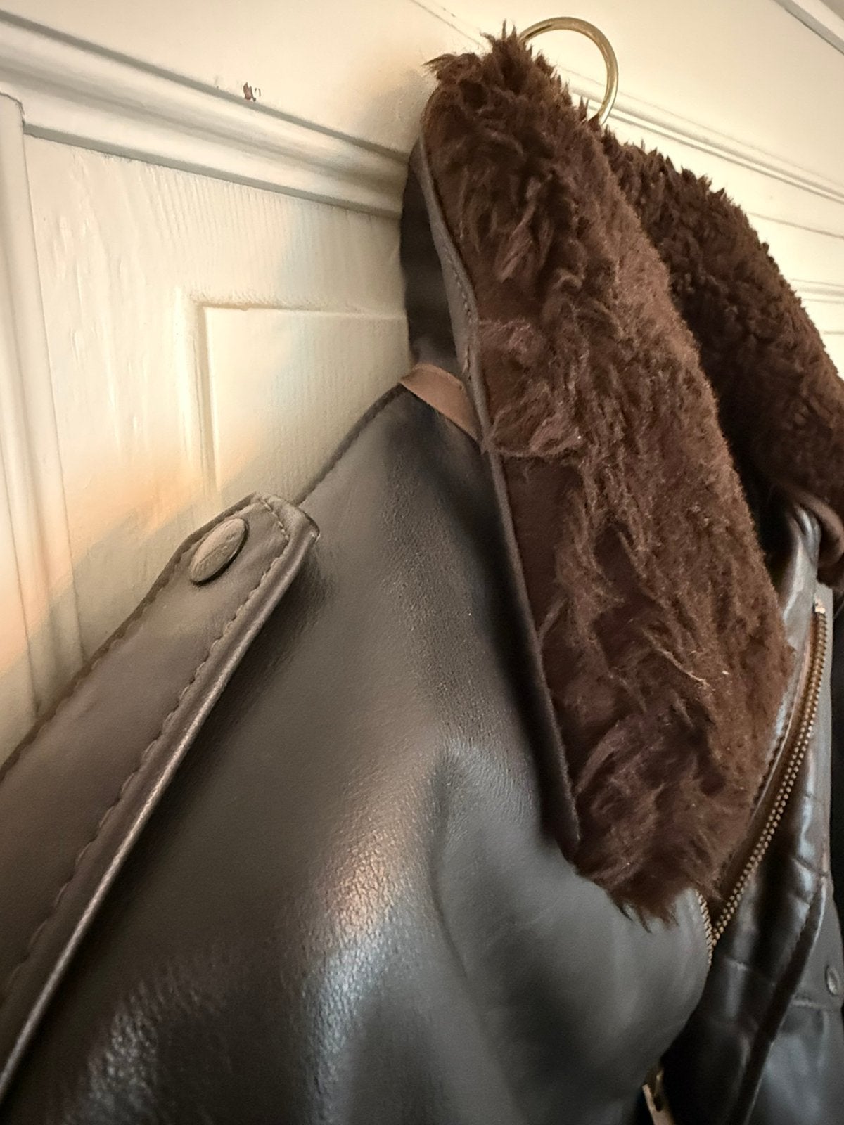 Schott USA 184SM vliegeniers jack flight jacket, Ophalen of Verzenden, Zo goed als nieuw, Maat 48/50 (M), Bruin