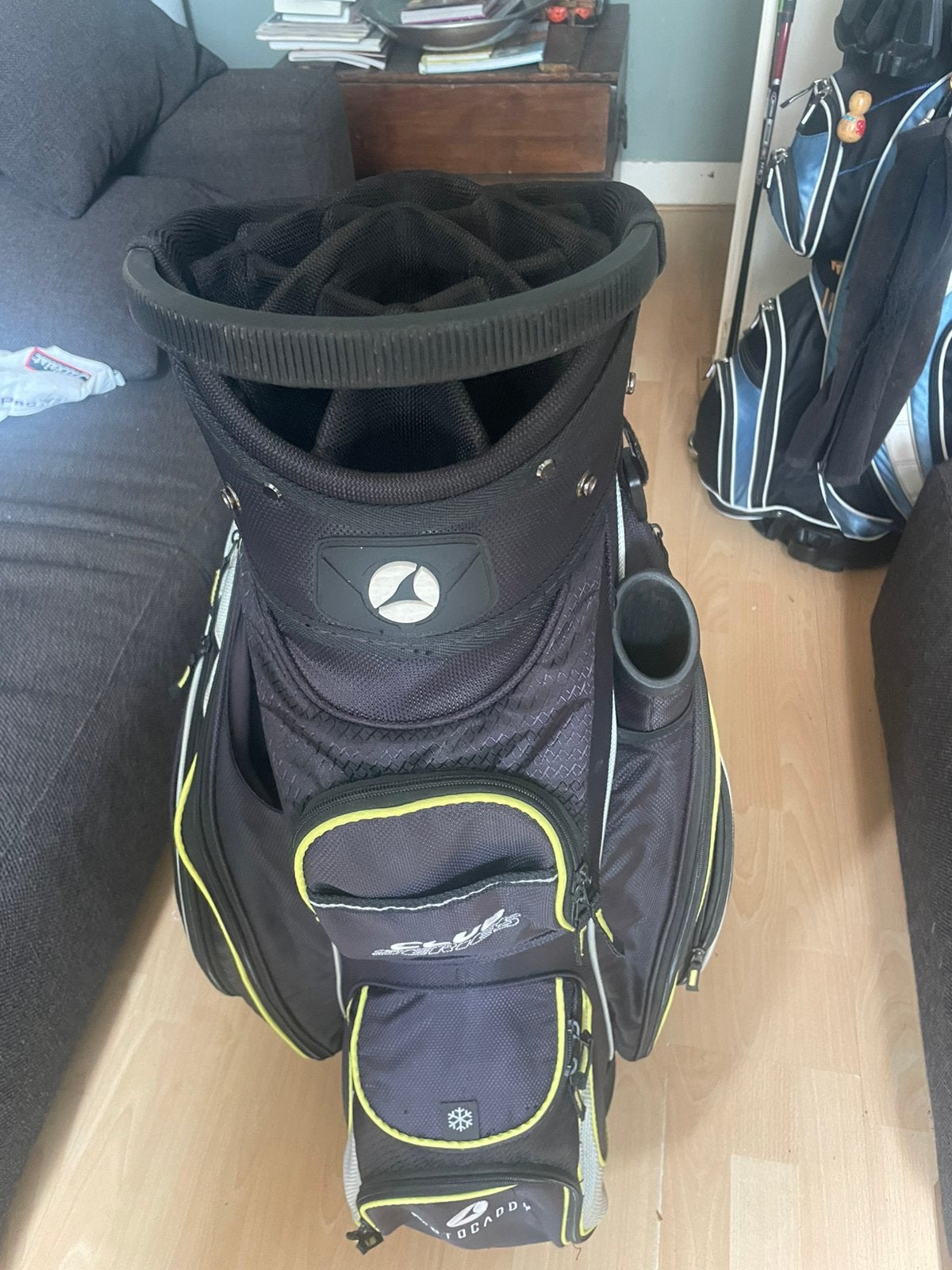 Zeer mooie zgan MotoCaddy golftas, Sport en Fitness, Golf, Ophalen of Verzenden, Zo goed als nieuw, Tas