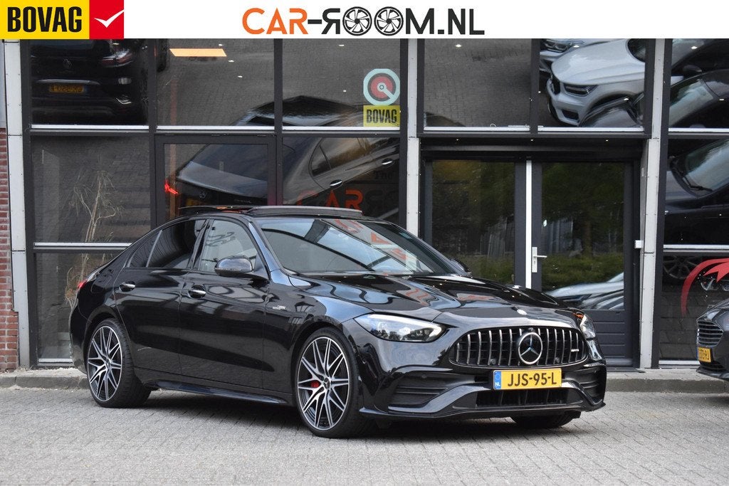 Mercedes-Benz C-klasse AMG 43 4MATIC Lane Pano HUD Camera360, Auto's, Mercedes-Benz, Automaat, 4 cilinders, Met garantie (alle)