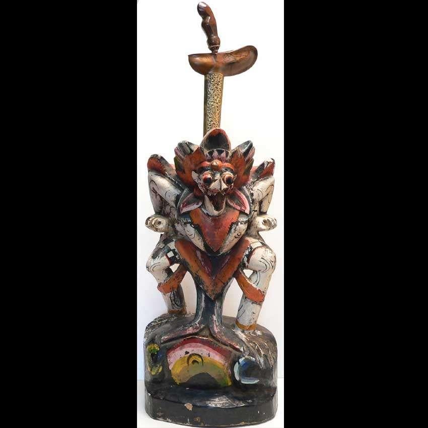 Garuda Kerishouder keris kris pl12 oud beeld kunst Indonesie, Ophalen of Verzenden