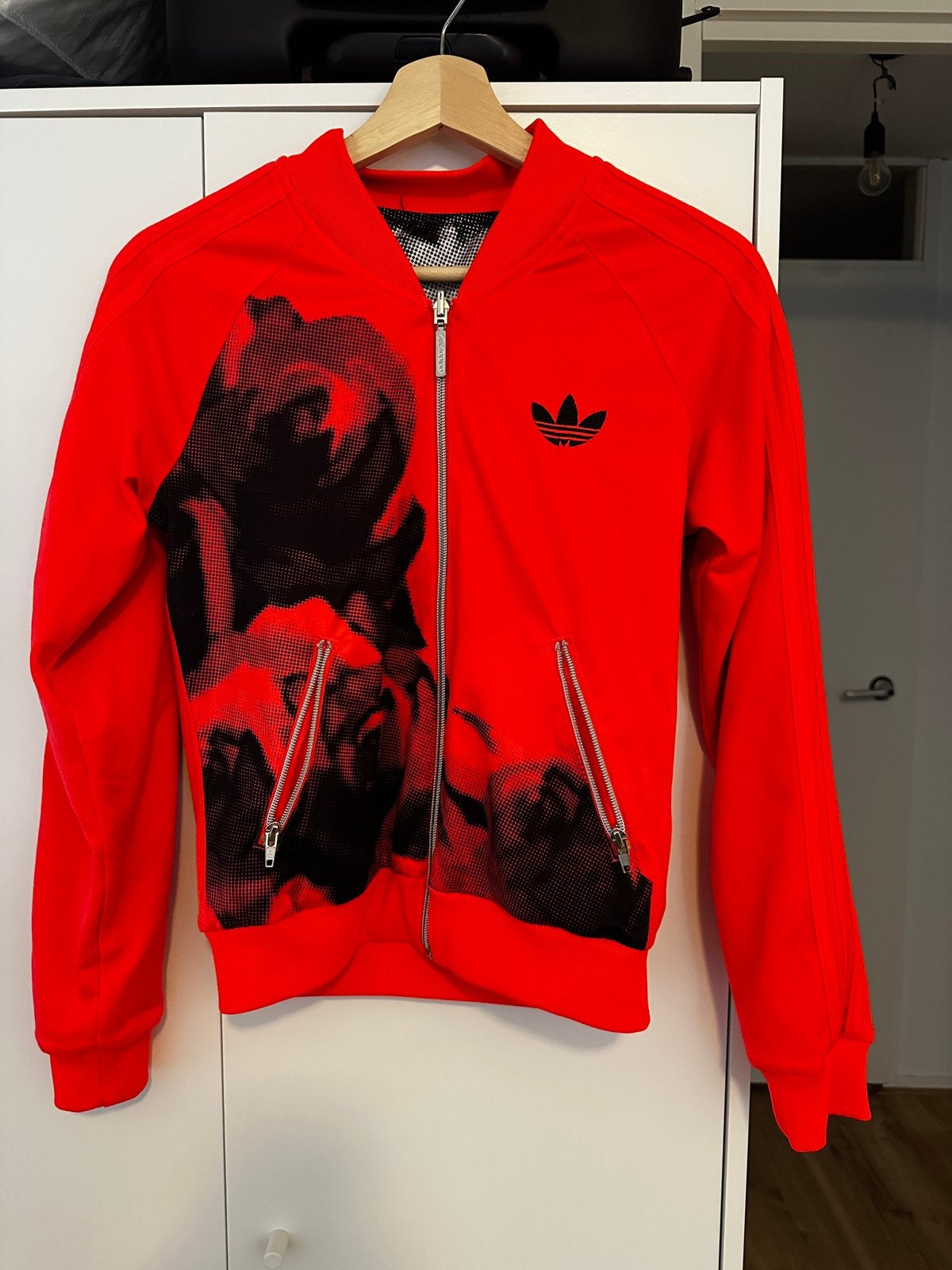 Adidas Oranje Jas, Ophalen of Verzenden, Zo goed als nieuw, Maat 38/40 (M), Oranje