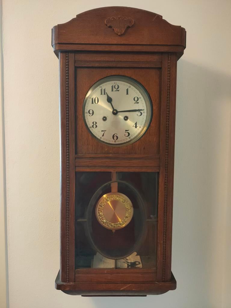 Regulateur klok, goed lopend., Ophalen of Verzenden