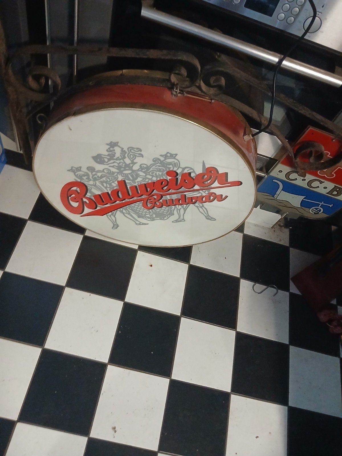budweiser verlichting verlichting in goede staat, Ophalen, Zo goed als nieuw, Lichtbak of (neon) lamp