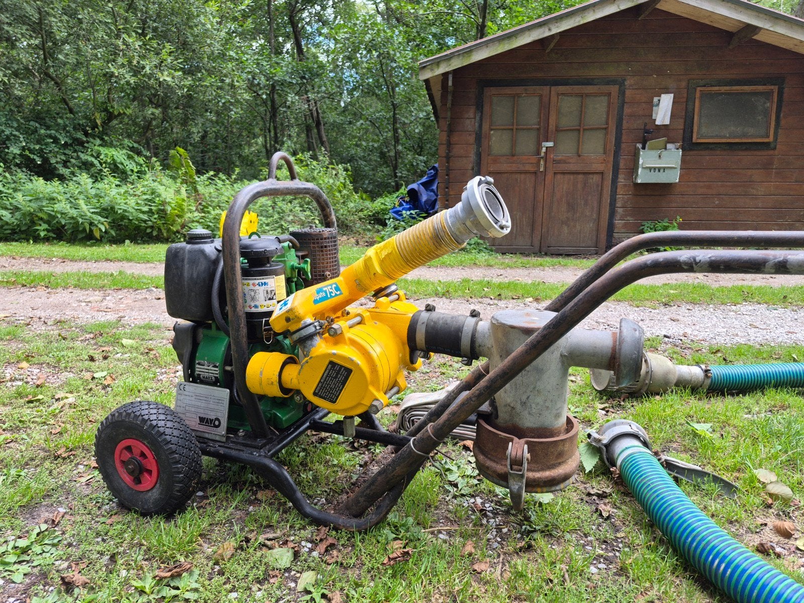vuilwater diesel Pomp - Waterpomp, Ophalen of Verzenden, Gebruikt, Handmatig, Overige typen
