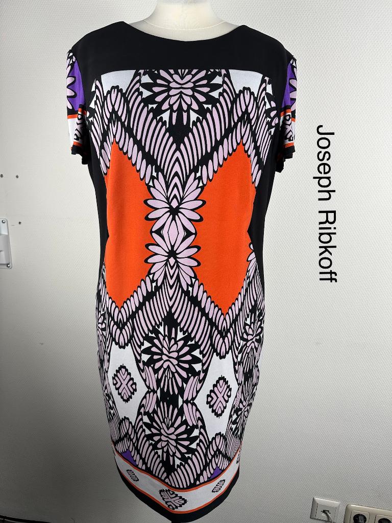 Joseph Ribkoff Jurk  (mt: 48) 18,6/48, Joseph Ribkoff, Joseph Ribkoff, Zwart, Maat 46/48 (XL) of groter