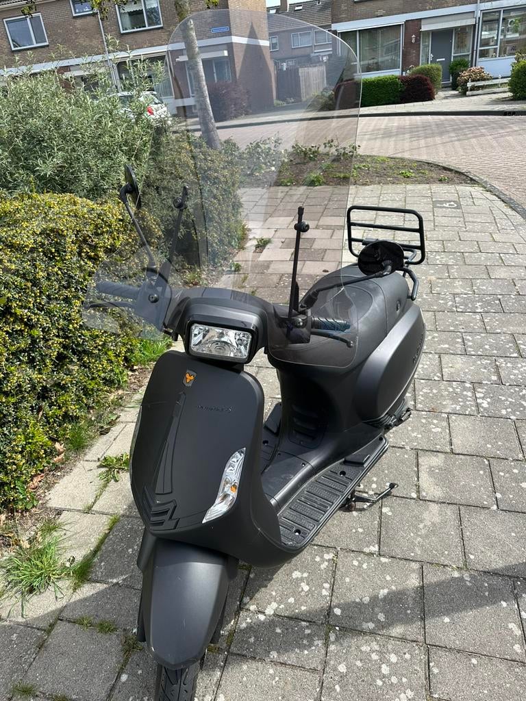 La souris snorfiets incl. Helm + hoes, Gebruikt, Benzine, Ophalen, Overige merken