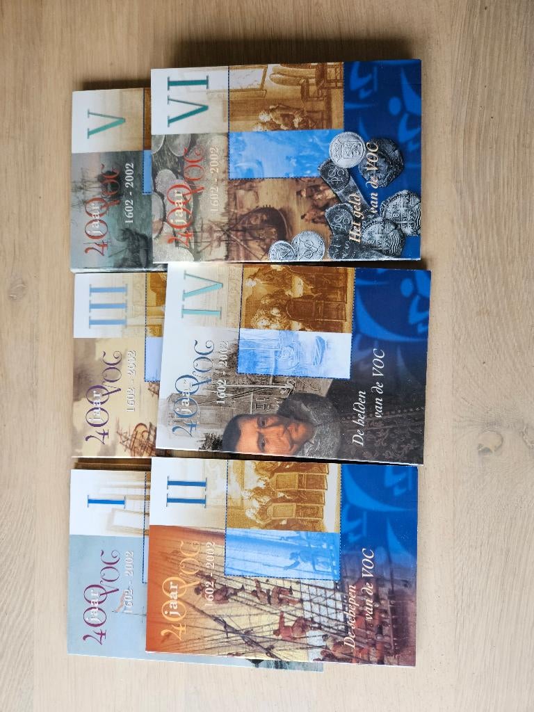 VOC-set Nederland 2002 + 2003; complete VOC-set, 6 delen, Ophalen of Verzenden, Overige landen, Overige waardes, Setje