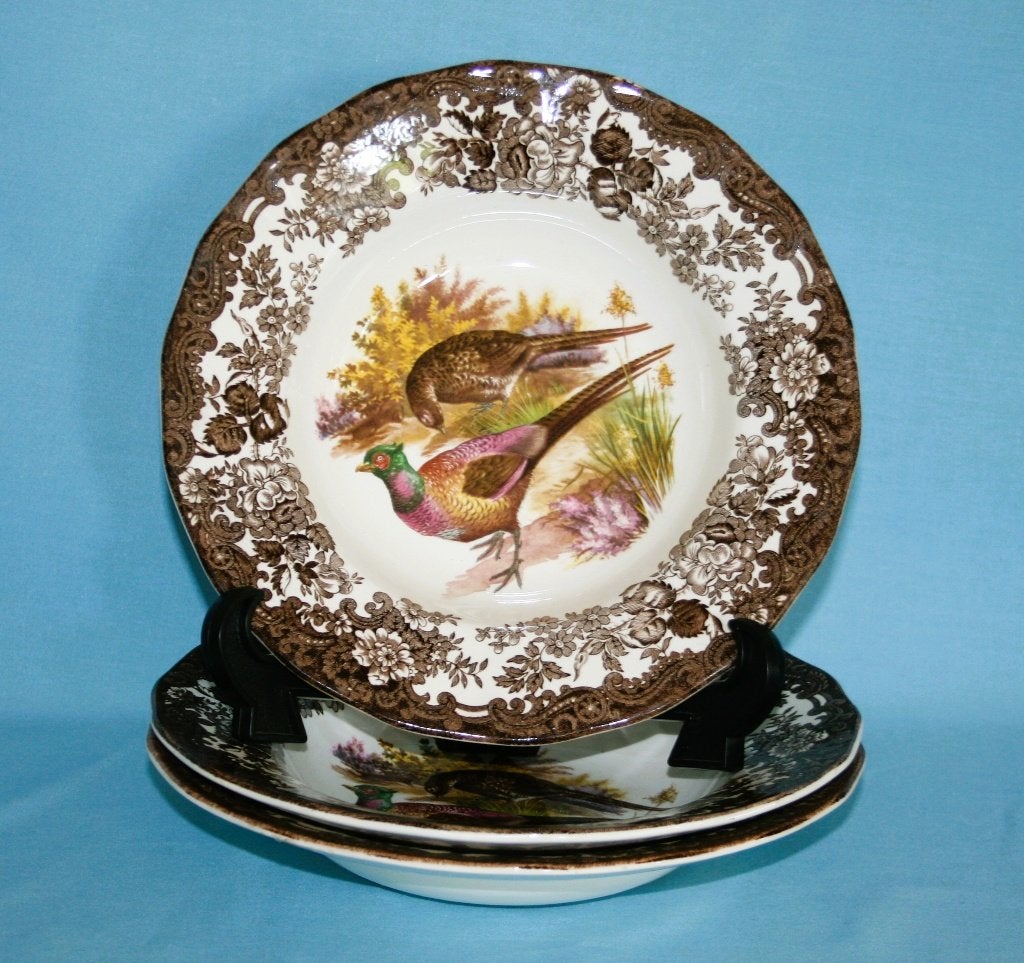 Royal Worcester Palissy " Game Series " Soepbord - Fazanten, Royal Worcester, NVT, Ophalen of Verzenden, Zo goed als nieuw