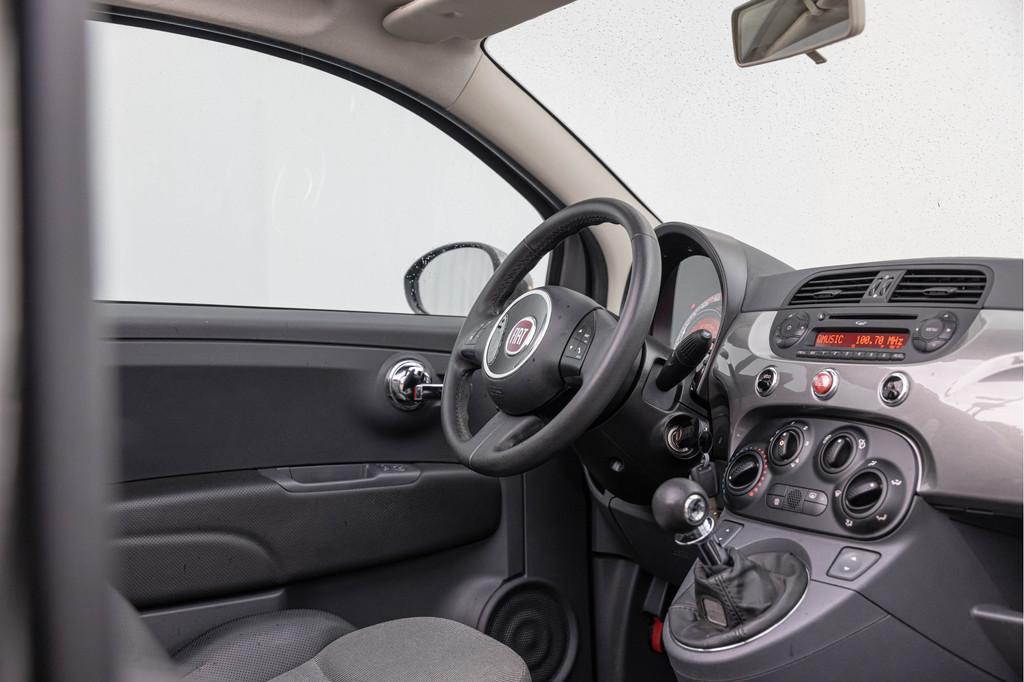 Fiat 500C 0.9 TwinAir Lounge Airco Cruise PDC (bj 2013), Auto's, Euro 5, Gebruikt, 31 €/maand, Cabriolet