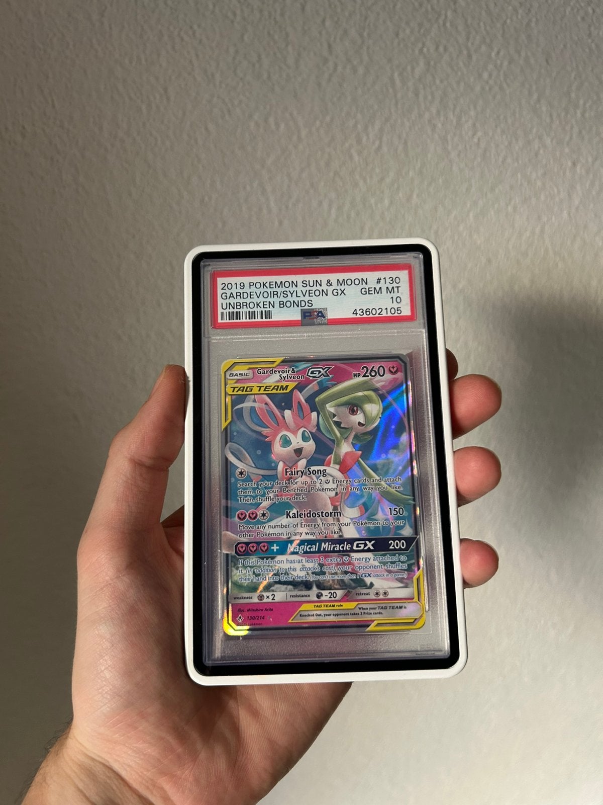 Gardevoir & Sylveon GX PSA10, Ophalen of Verzenden, Nieuw, Losse kaart, Foil