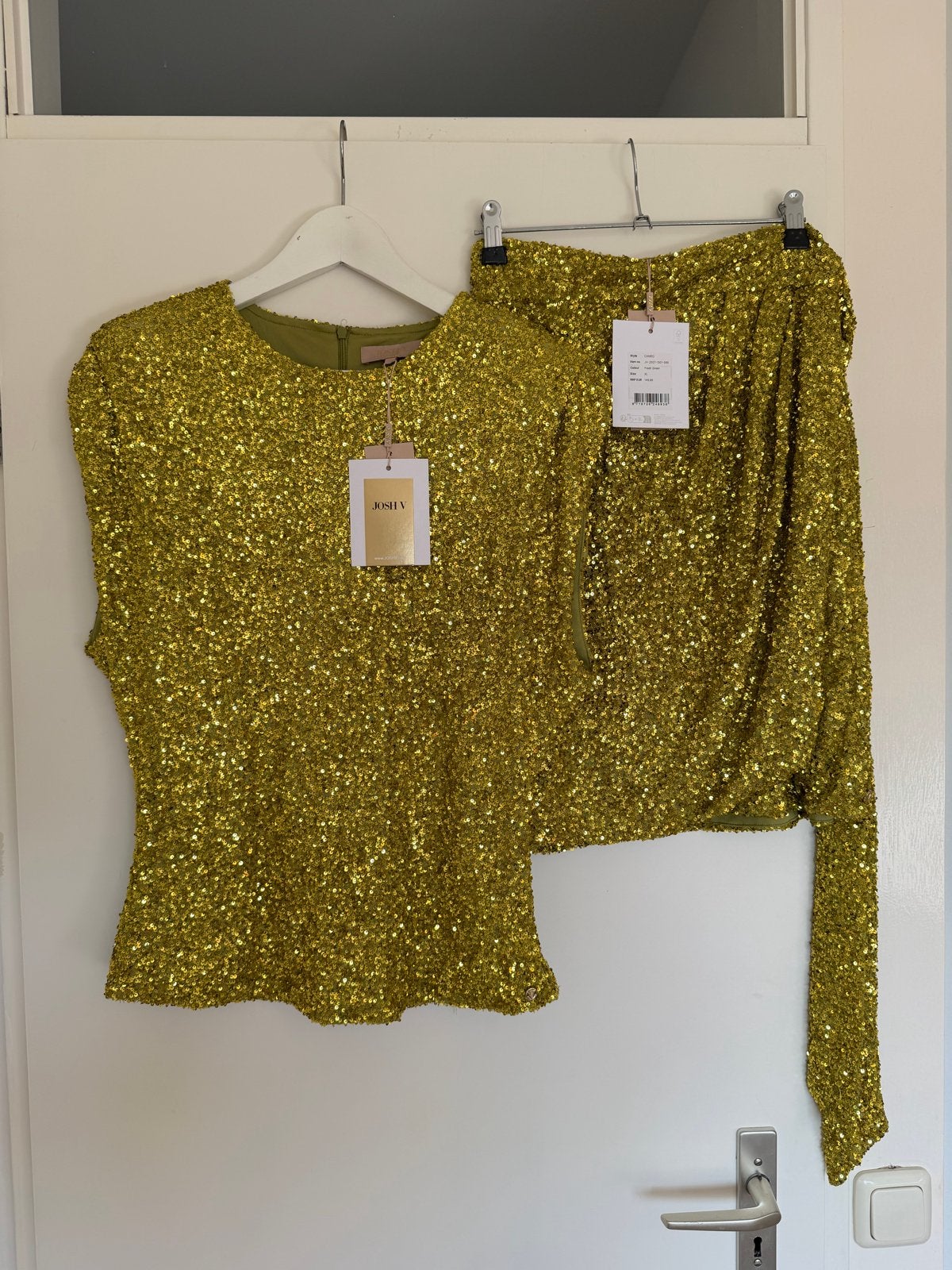 Nieuw! Josh V Co-Ord Set Fresh Green XL, Kostuum of Pak, Maat 46/48 (XL) of groter, Nieuw, Ophalen of Verzenden