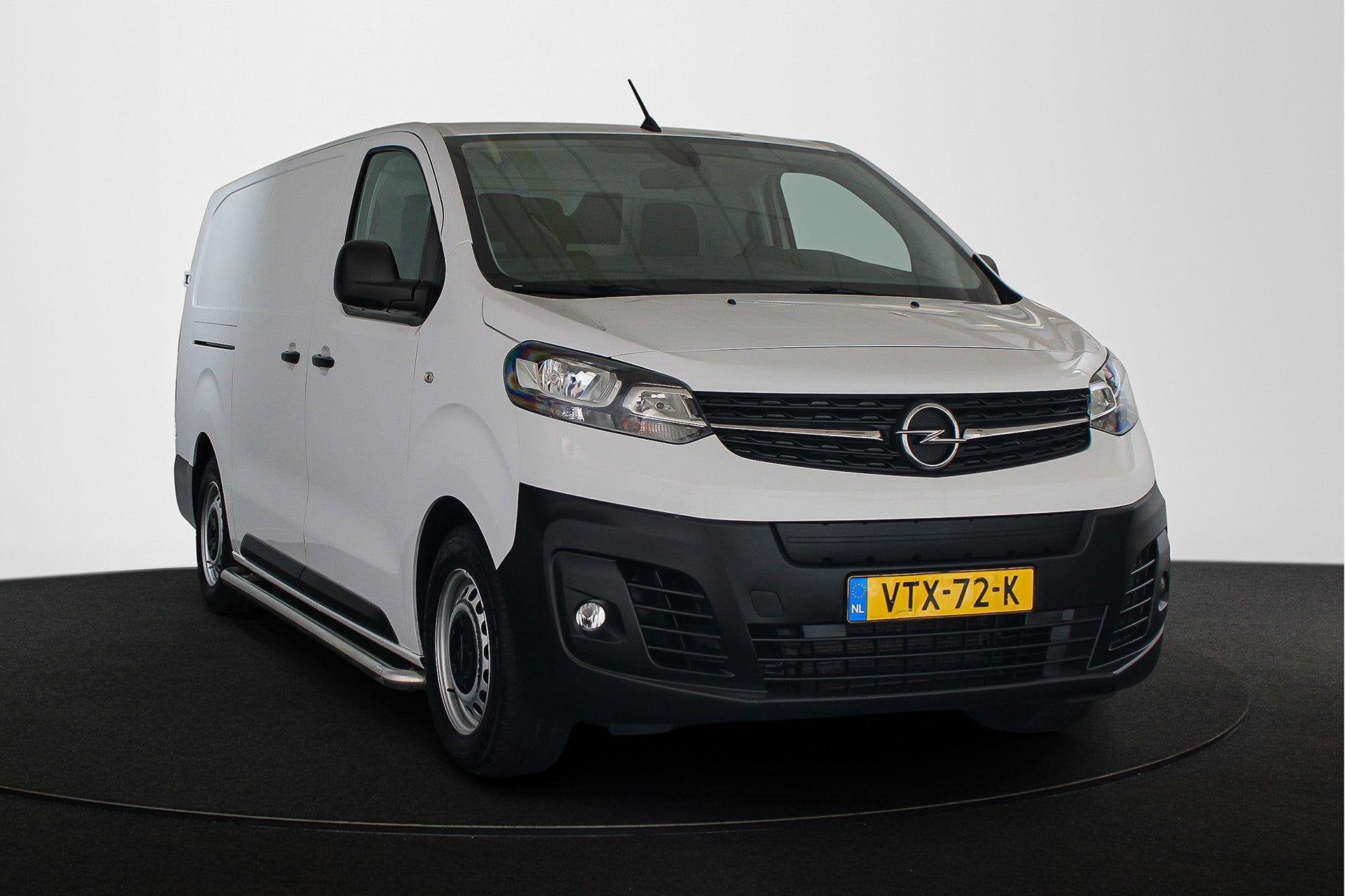 Opel Vivaro-e L3 75 kWh SOH 97 % Trekhaak Apple CarPlay Acht, Auto's, Bestelauto's, 136 pk, Gebruikt, Wit, Origineel Nederlands