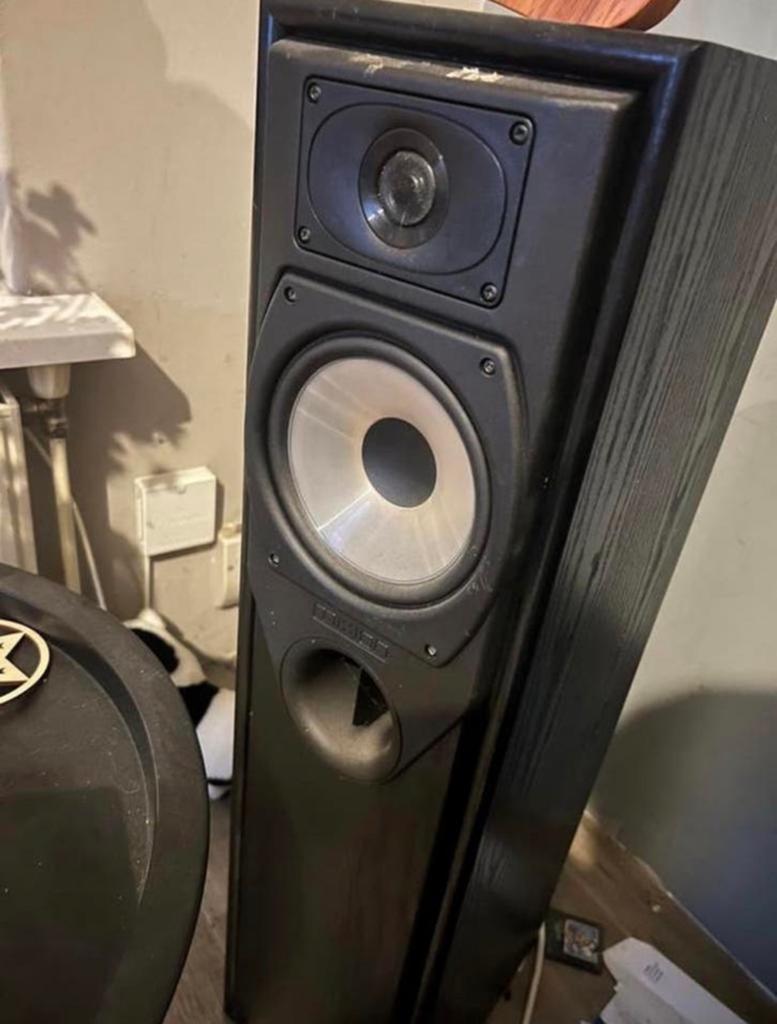 Mission 733 Vloerstaande Speakers - Snel Ophalen!, Gebruikt, 120 watt of meer, Front, Rear of Stereo speakers, Ophalen