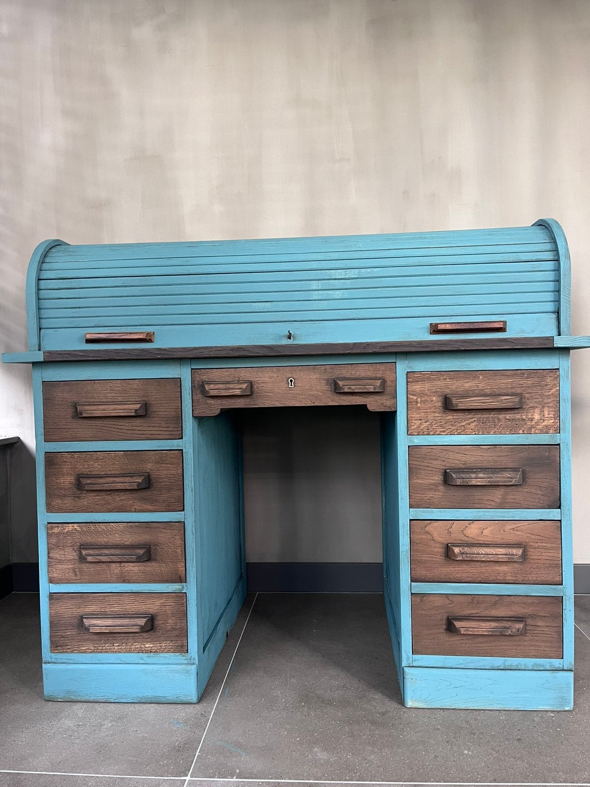 Oude secretaire / buro  werkend, Huis en Inrichting, Bureaus, Ophalen