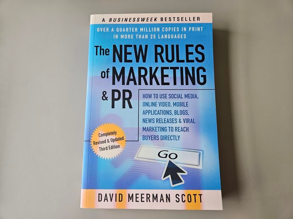 The New Rules of Marketing & PR - David Meerman Scott, Ophalen of Verzenden, Gelezen, Economie en Marketing, David Meerman Scott