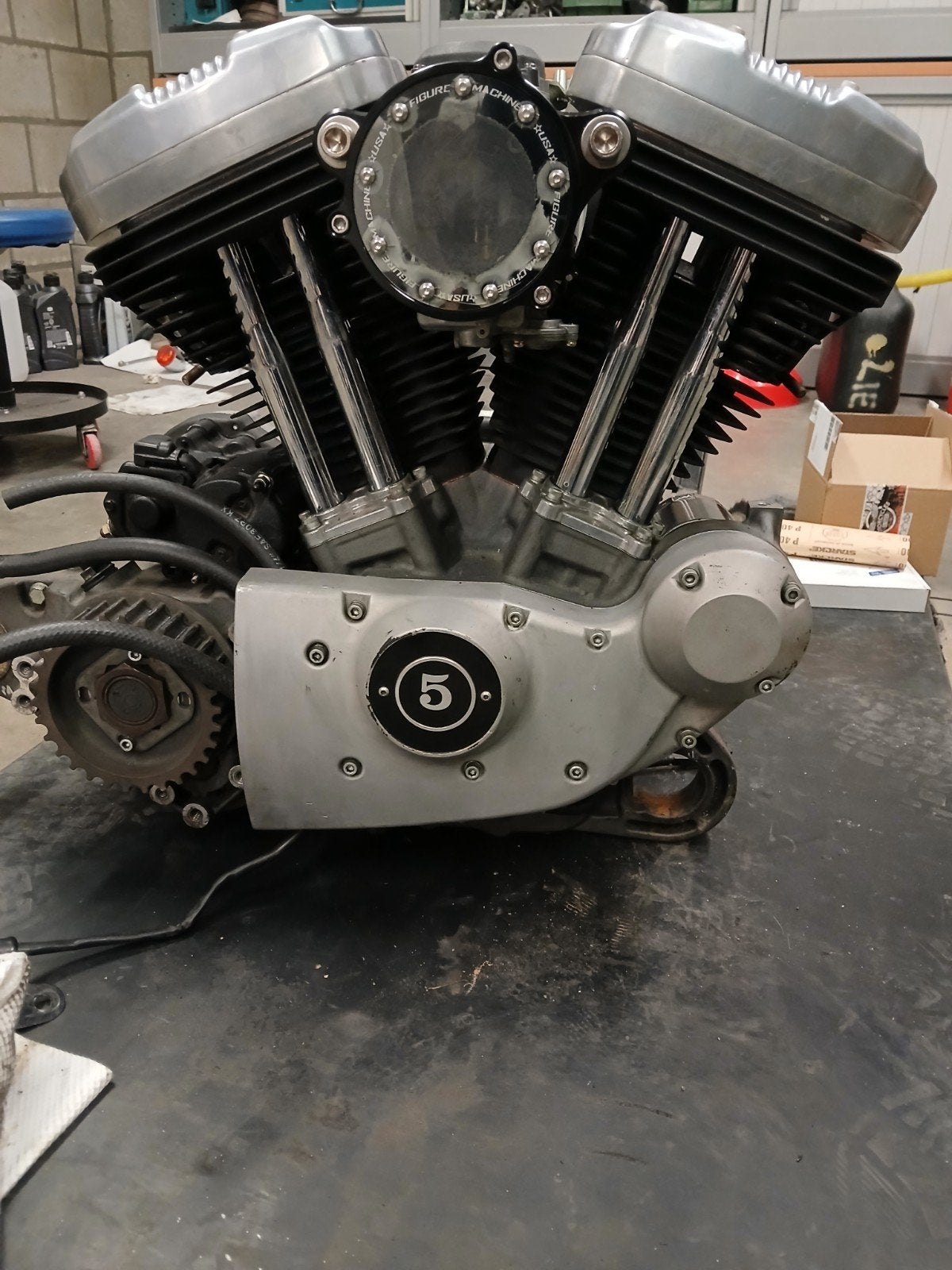 Sportster 1200 motorblok, Ophalen