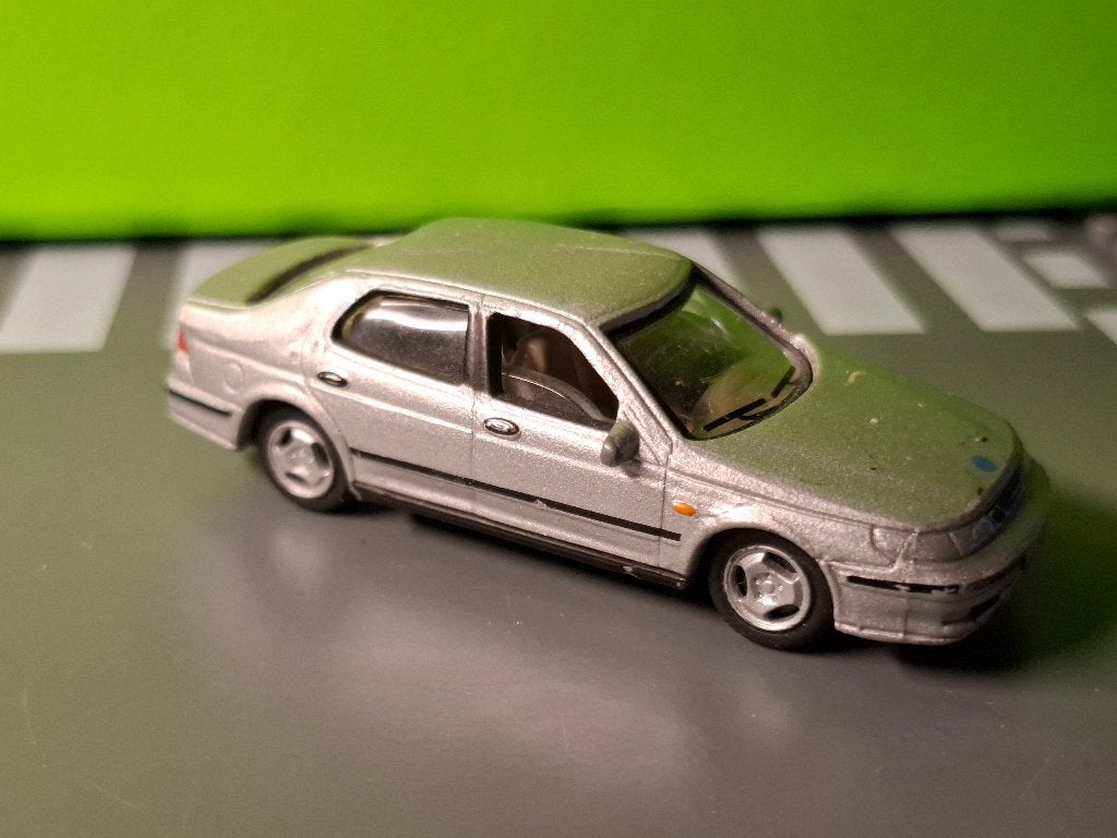 Cararama - Saab 9-5 [zilver] 1/72, Ophalen of Verzenden, Gebruikt, Auto