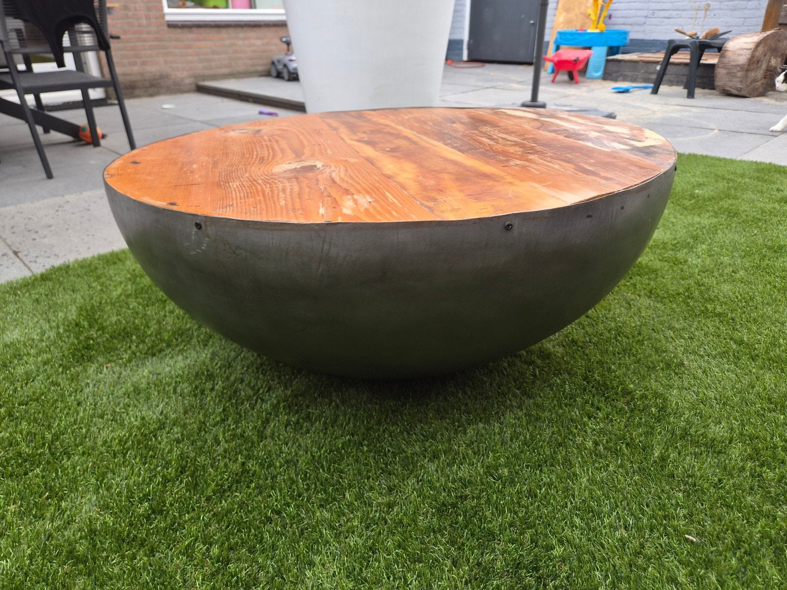 ronde salontafel, Ophalen, 50 tot 100 cm, 50 tot 100 cm, Zo goed als nieuw