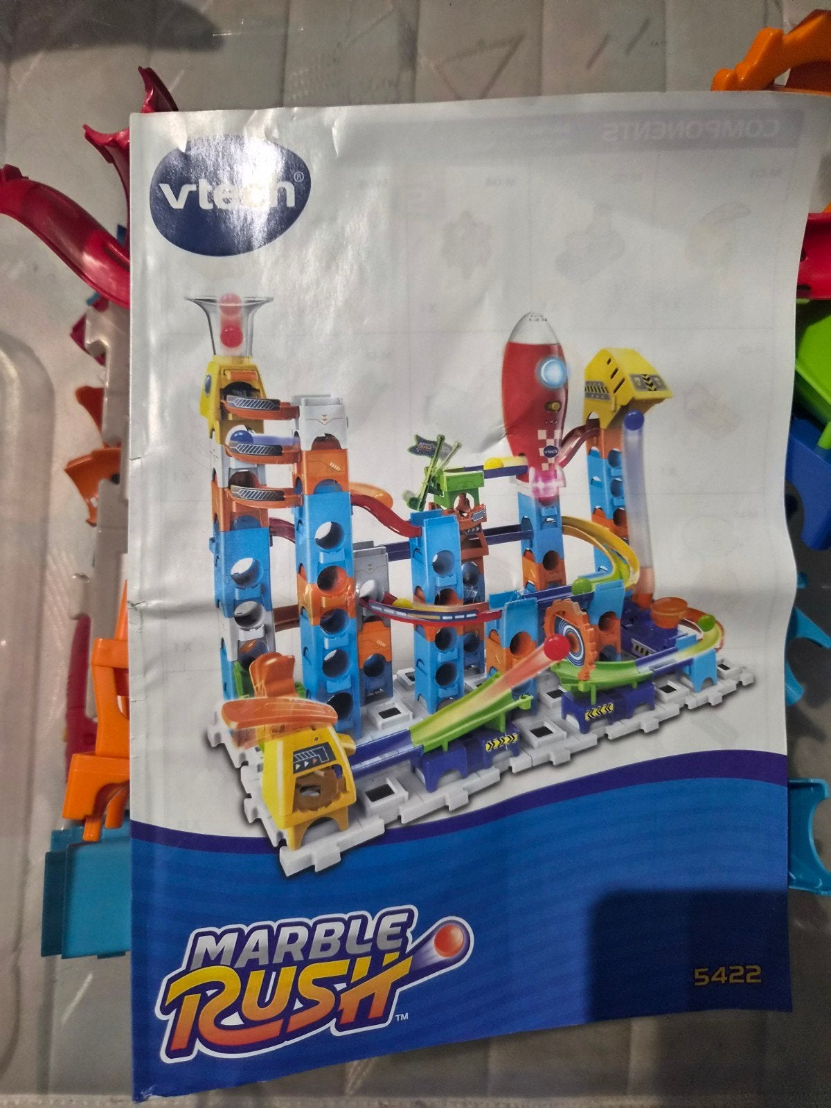 VTech Marble Rush knikkerbaan - Bouw je eigen avontuur!, Kinderen en Baby's, Speelgoed | Vtech, Ophalen, Zo goed als nieuw, 4 tot 6 jaar