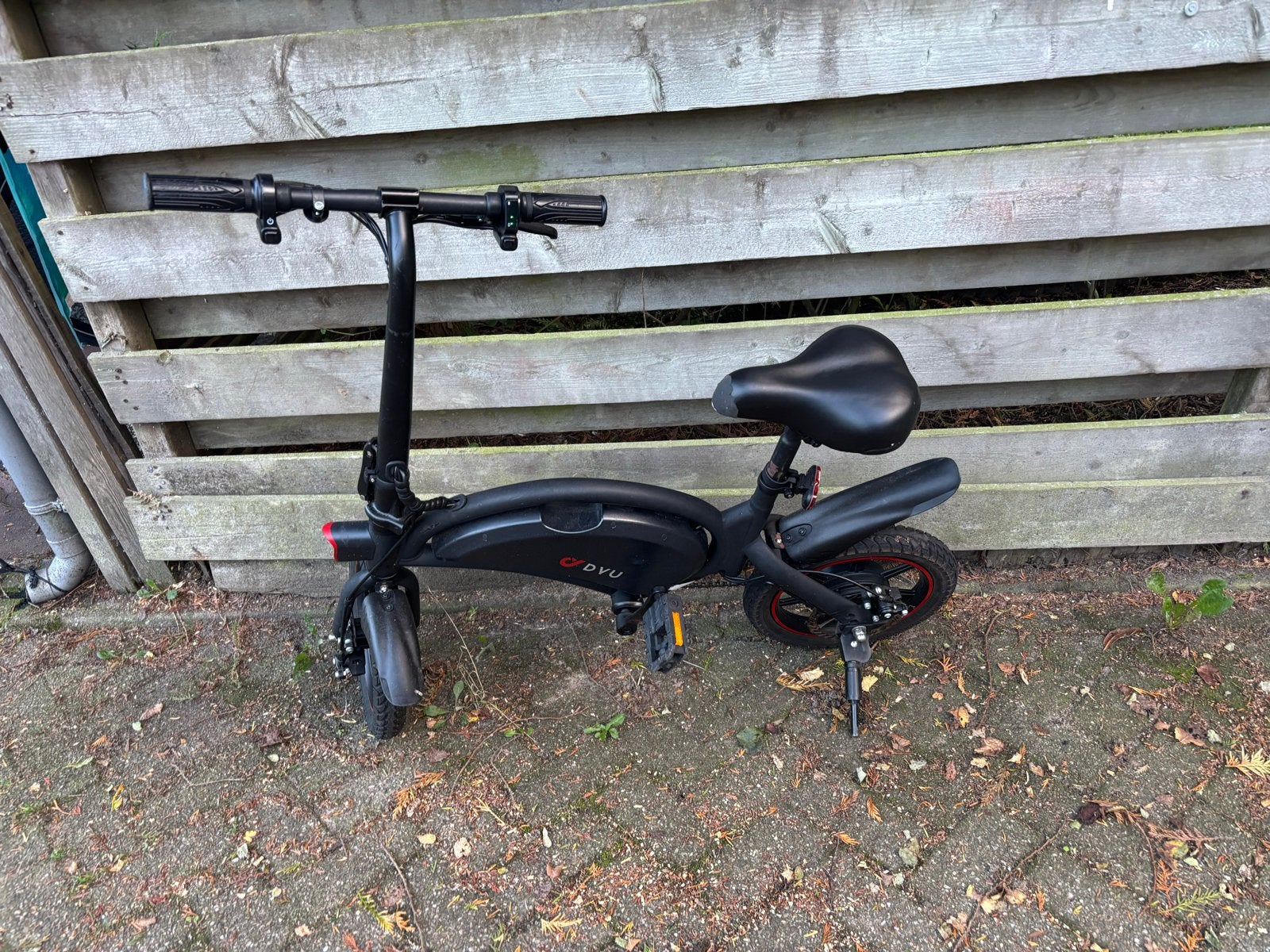 DYU D3F Elektrische Vouwfiets - Compact en Krachtig, Zo goed als nieuw, Minder dan 47 cm, 30 tot 50 km per accu, Ophalen