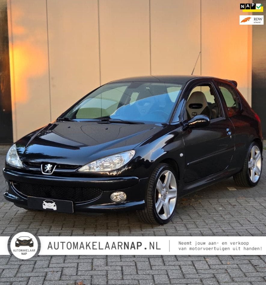 Peugeot 206 2.0-16V RC - Org NL / Dealer onderhouden ! / 177, Auto's, Peugeot, Voorwielaandrijving, Dealer onderhouden, Gebruikt