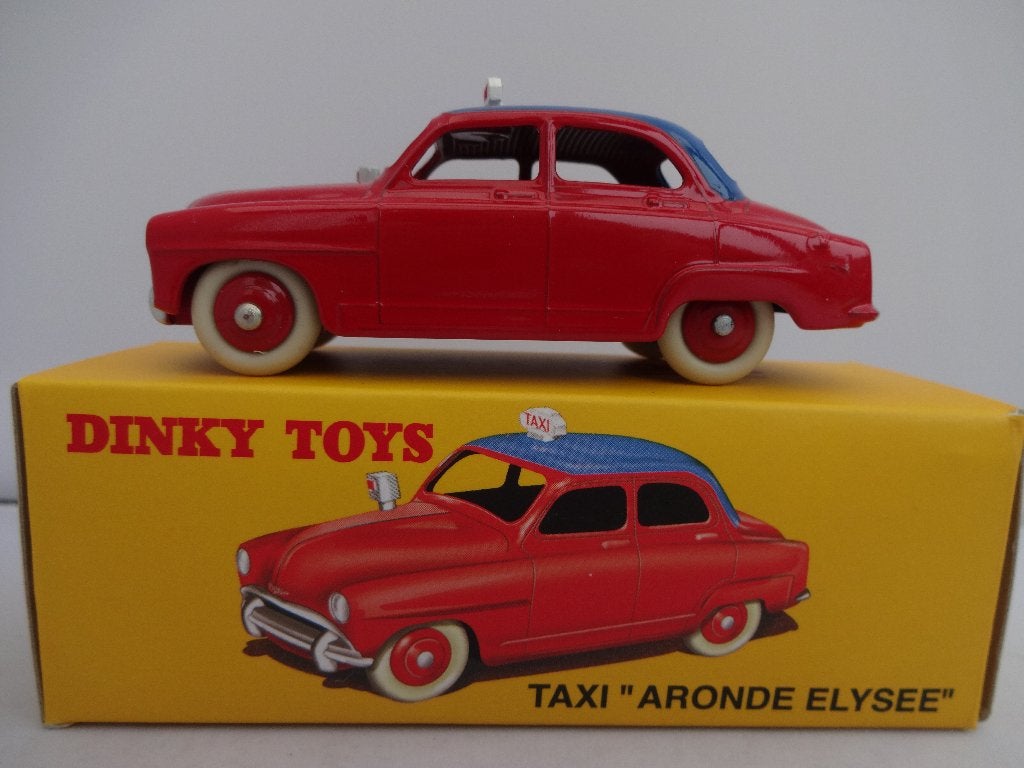 Simca 9 Aronde Elysee TAXI nr: 24UT Dinky 1:43 ZELDZAAM !!, Ophalen of Verzenden, Nieuw, Auto, Dinky Toys