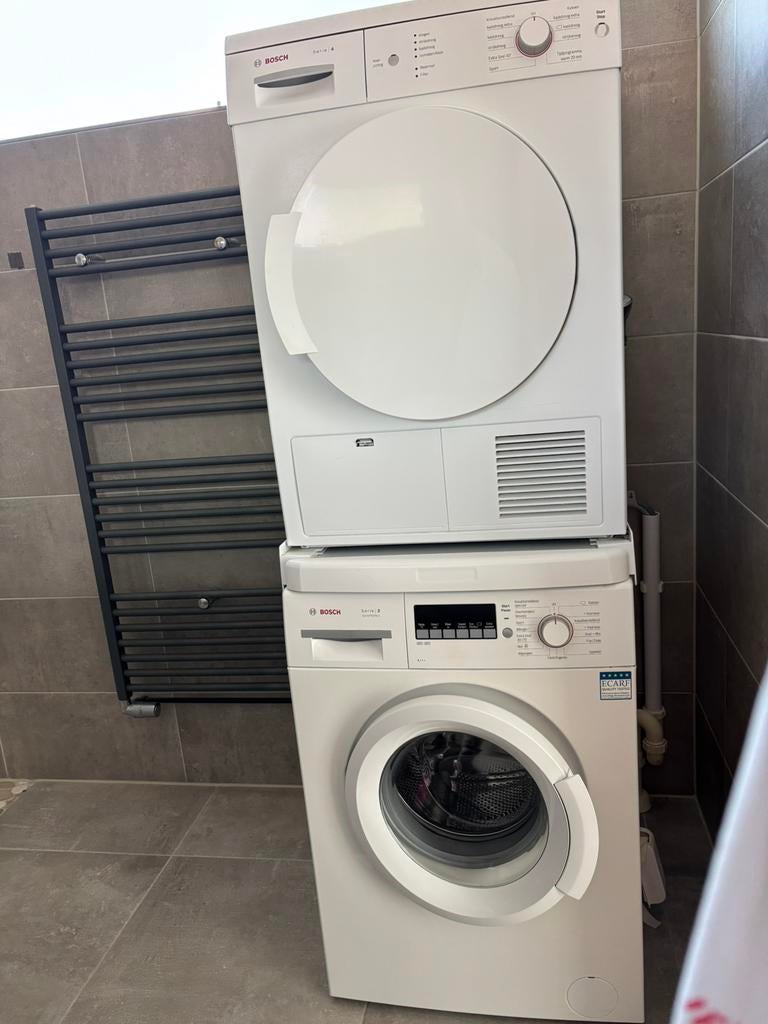 Bosch Wasmachine en Droger Set - Goede Staat, Witgoed en Apparatuur, Ophalen, Gebruikt, 85 tot 90 cm, 1200 tot 1600 toeren