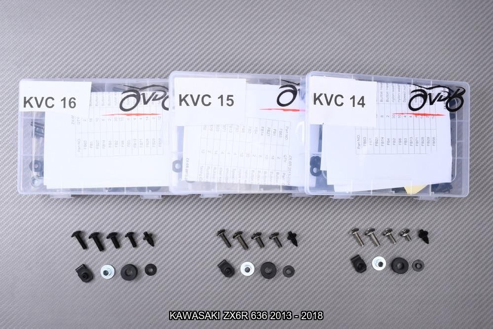 Kuip bouten set voor KAWASAKI ZX6R 636 2013 - 2018, Motoren, Ophalen of Verzenden, Nieuw