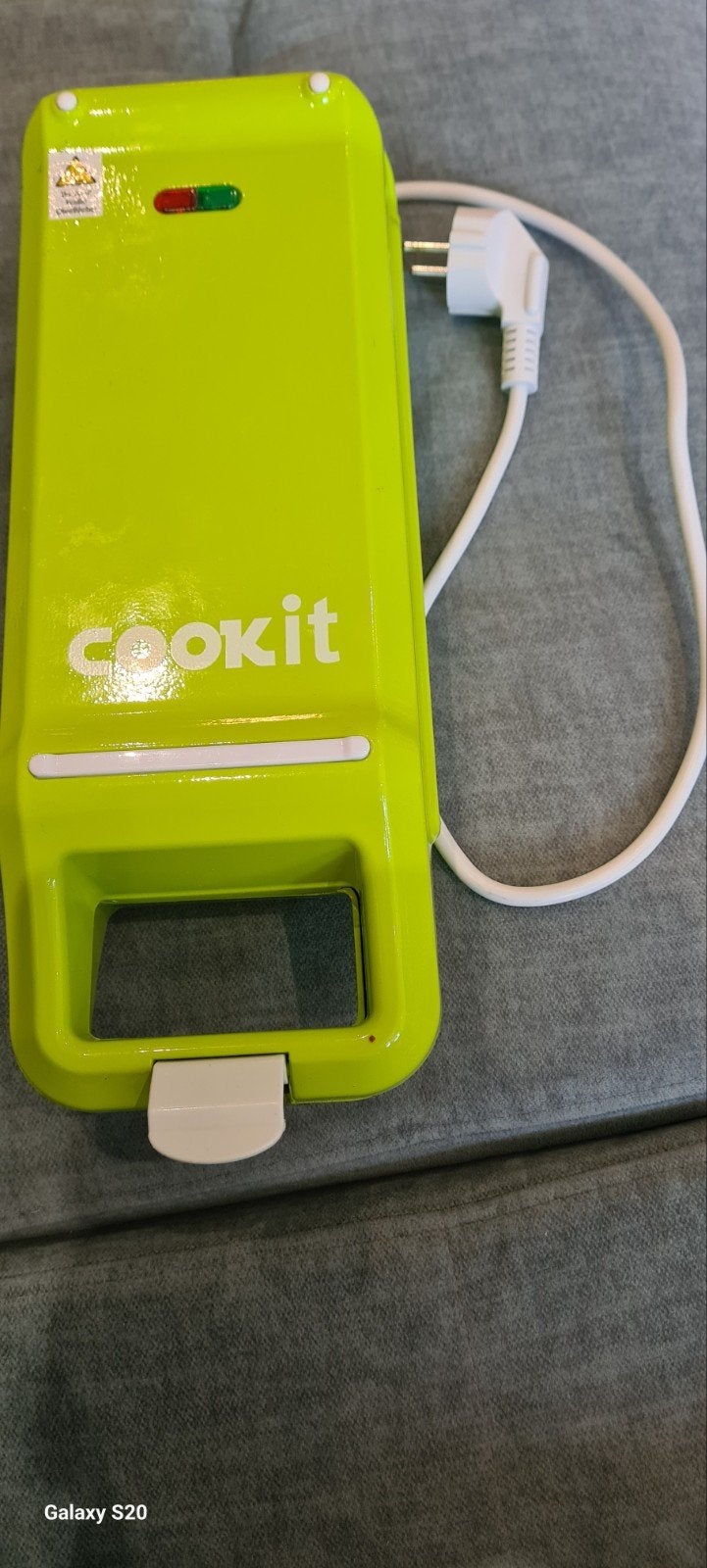 Cookit contactgrill - Zo goed als nieuw, Ophalen of Verzenden, Zo goed als nieuw
